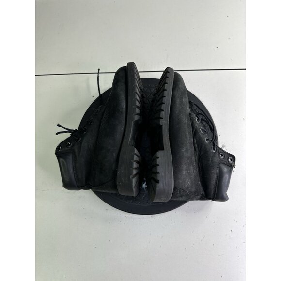 Timberland  Juniors Size 4 Waterproof Boot Black Nubuck 12907 Ankle - Picture 5 of 7